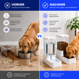 Automatischer Futter- & Wasserspender 3,8 L für Hunde & Katzen – Immer bestens versorgt