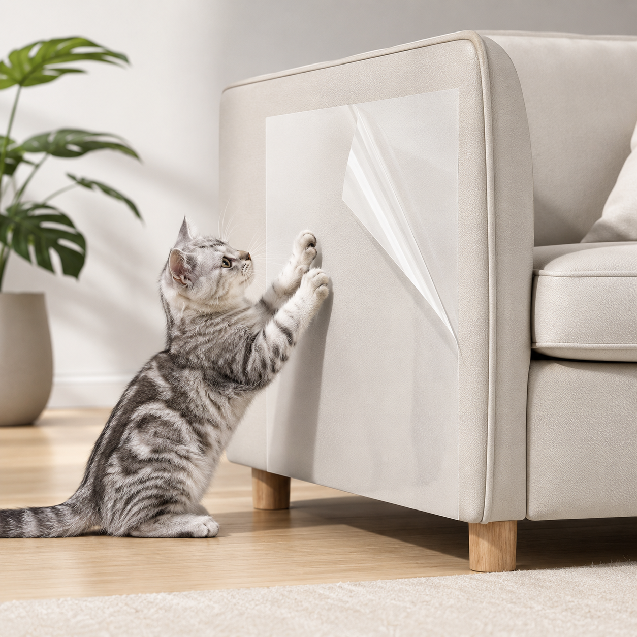 Möbelschutzfolie für Katzen – Schützt Möbel zuverlässig vor Kratzspuren