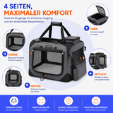 Faltbare Tiertransportbox für Hunde & Katzen – Sicher & komfortabel unterwegs